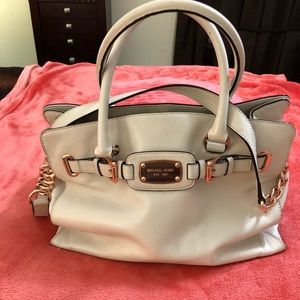 Michael Kors Rose Gold Satchel Handbag